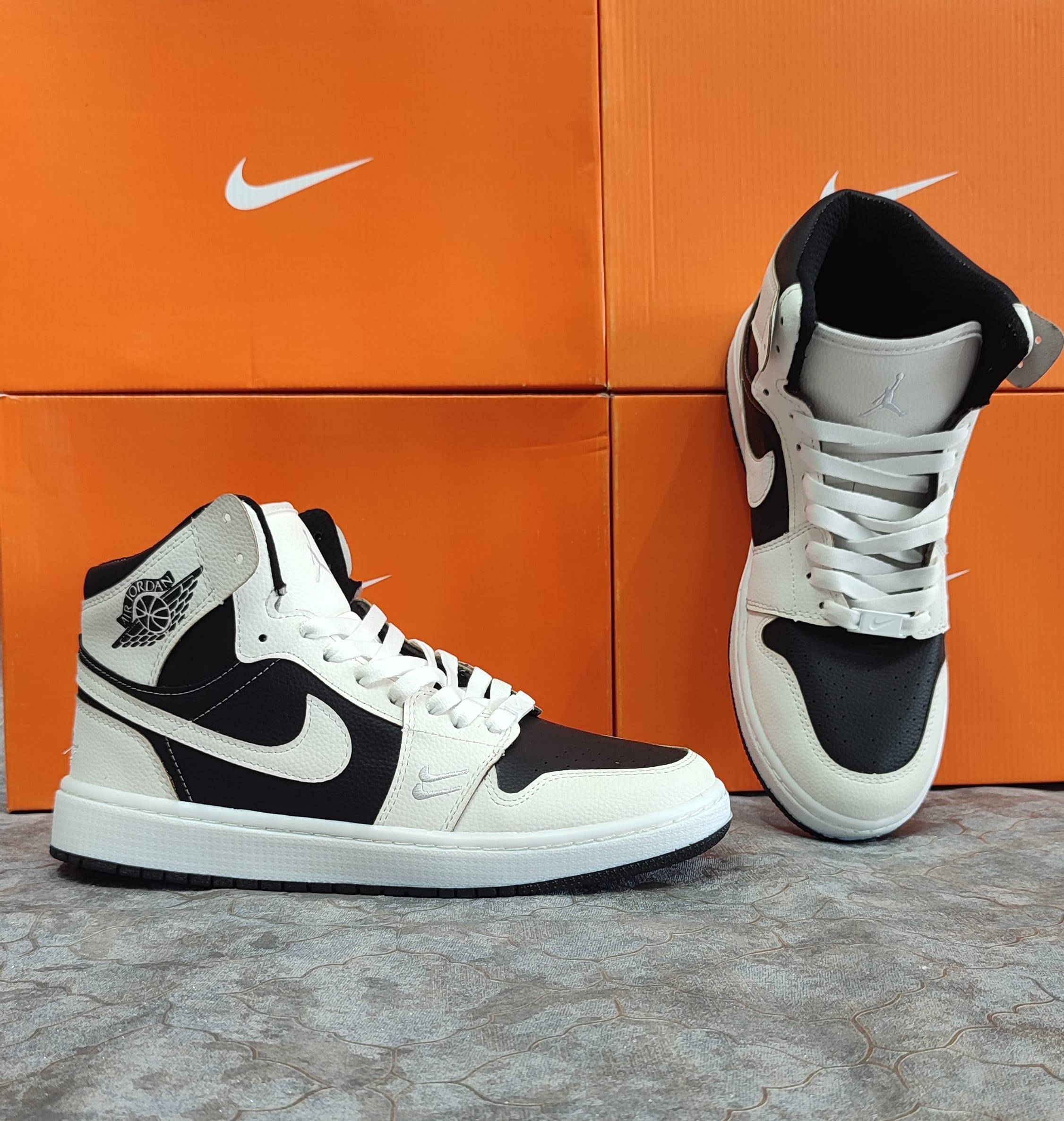 جردن 1 مشکی سفید | جردن وان | Jordan 1 Black White